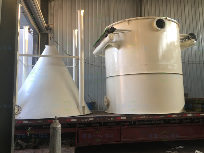 江蘇太倉(cāng)氫氧化鈣生產(chǎn)線配套圓形脈沖布袋除塵器發(fā)貨 江蘇太倉(cāng)氫氧化鈣生產(chǎn)線配套圓形脈沖布袋除塵器發(fā)貨